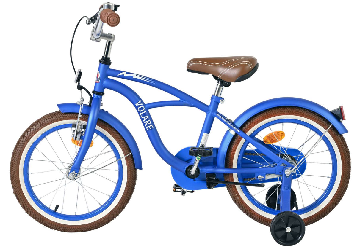 Volare Blue Cruiser Kinderfiets - Jongens - 16 inch - Blauw