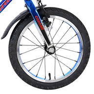 Volare Chrome Kinderfiets - Jongens - 16 inch - Blauw Zilver - Twee Handremmen