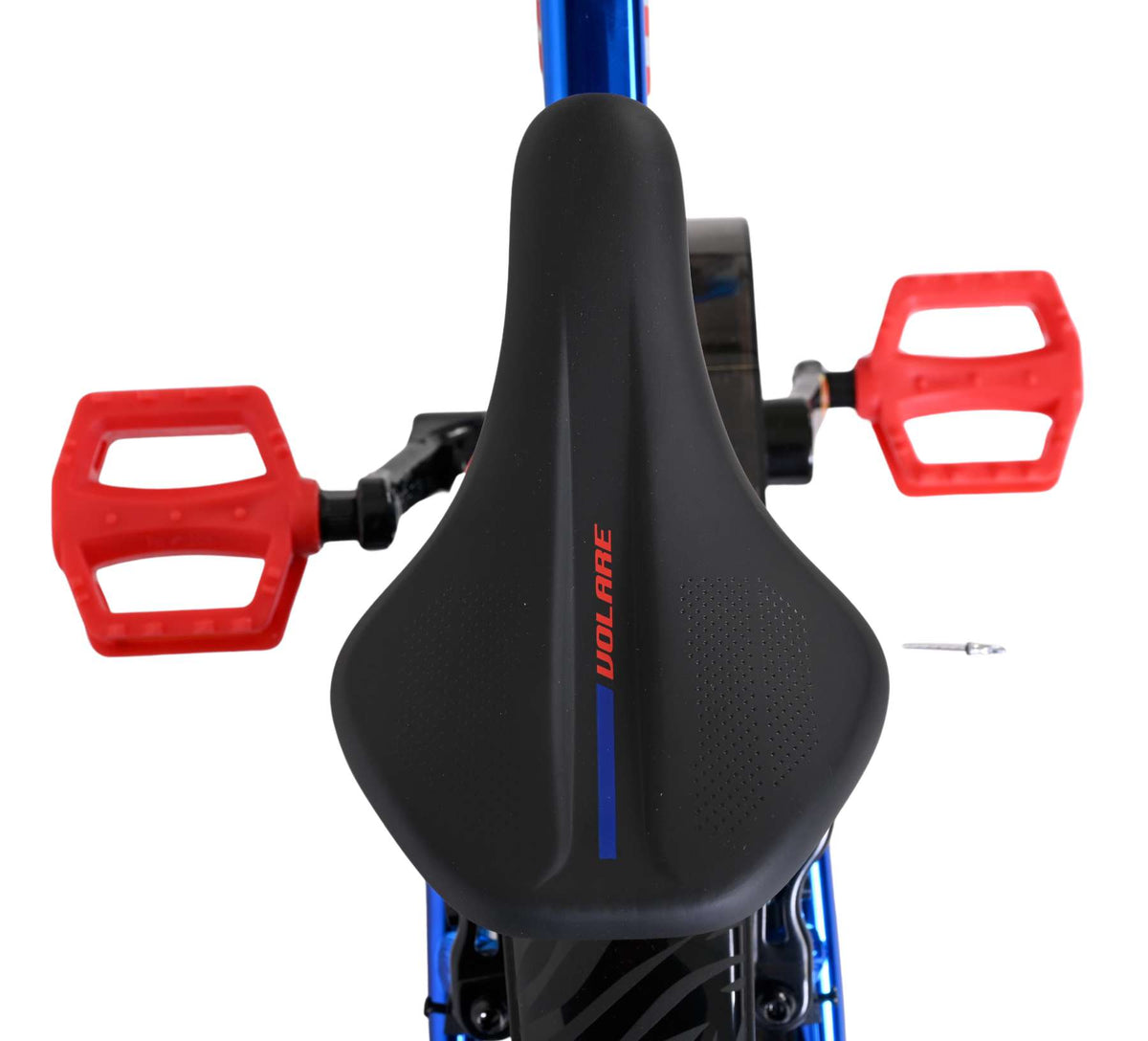 Volare Chrome Kinderfiets - Jongens - 16 inch - Blauw Zilver - Twee Handremmen