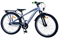 Volare Cross Kinderfiets - Jongens - 24 inch - donker Grijs- 3 versnellingen