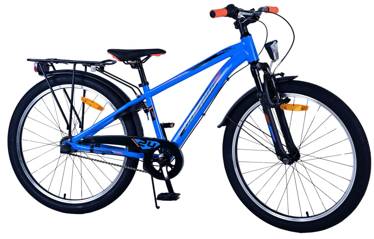 Volare Cross Kinderfiets - Jongens - 24 inch - Blauw - 3 versnellingen