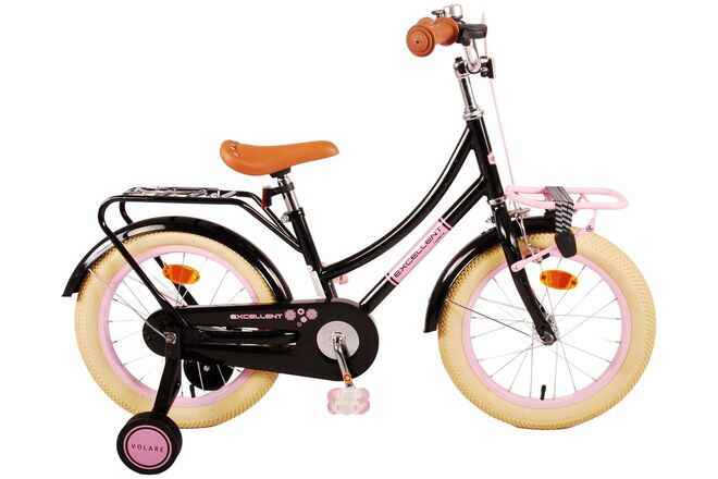 Volare Excellent Kinderfiets - Meisjes - 16 inch - Zwart
