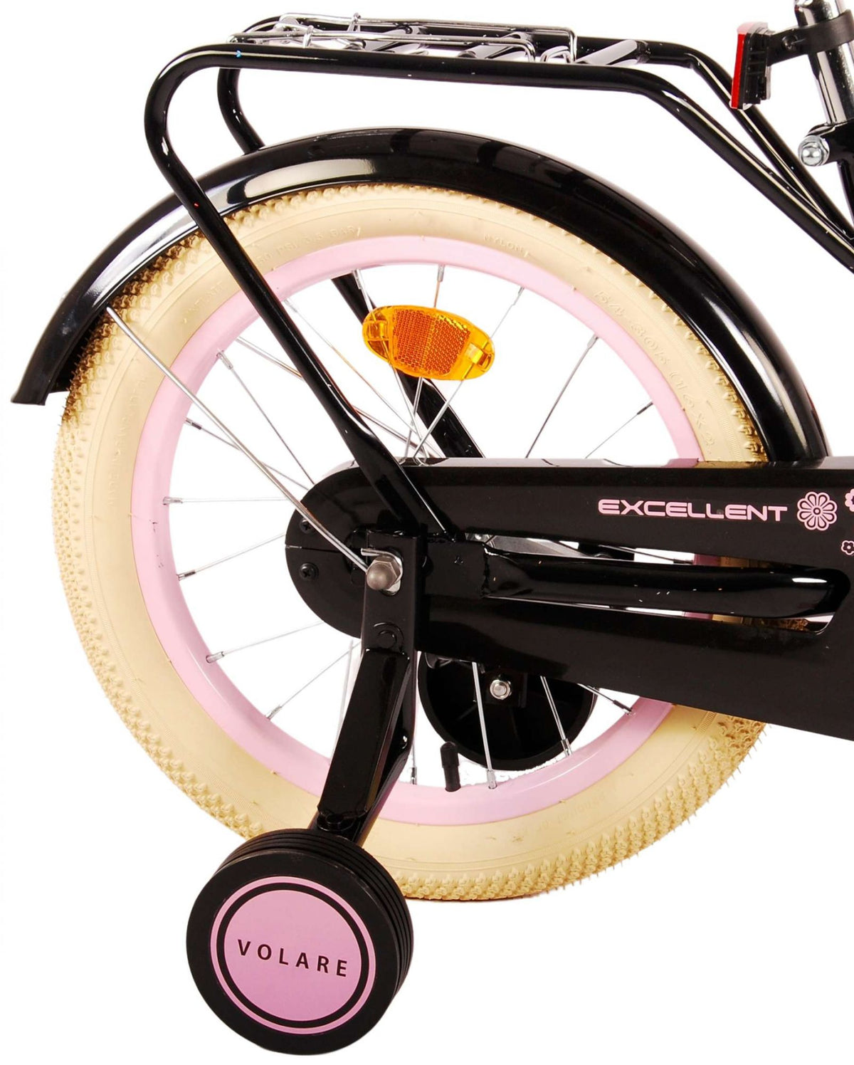 Volare Excellent Kinderfiets - Meisjes - 16 inch - Zwart