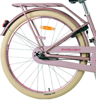 Volare Excellent Kinderfiets - Meisjes - 26 inch - Mat Roze - Shimano Nexus 3 versnellingen
