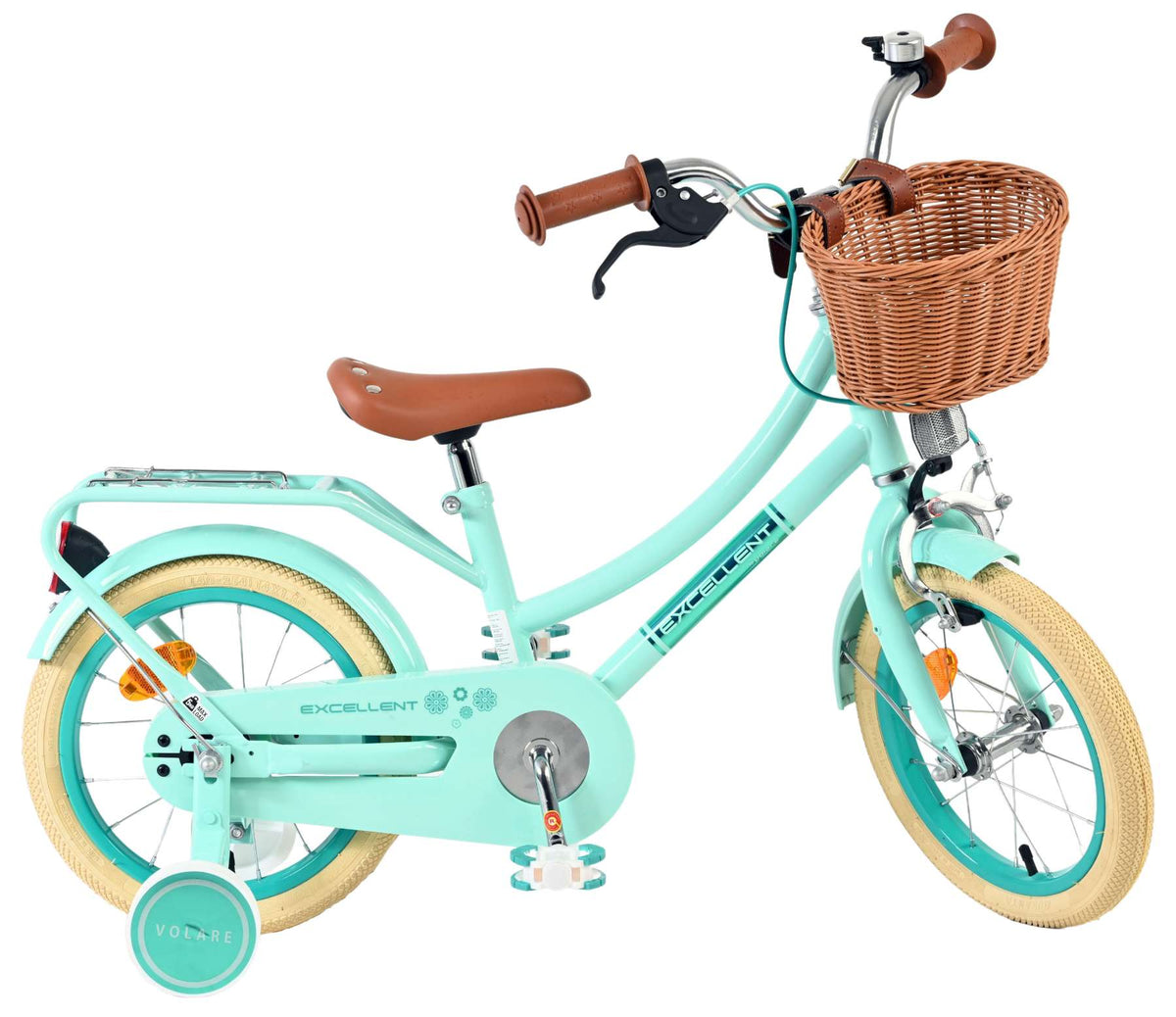 Volare Excellent Kinderfiets - Meisjes - 14 inch - Groen