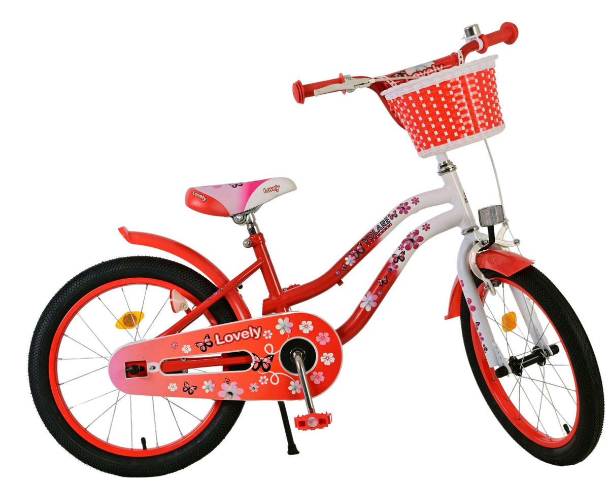 Volare Lovely Kinderfiets - Meisjes - 18 inch - Rood