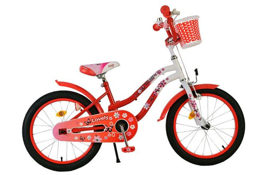Volare Lovely Kinderfiets - Meisjes - 18 inch - Rood