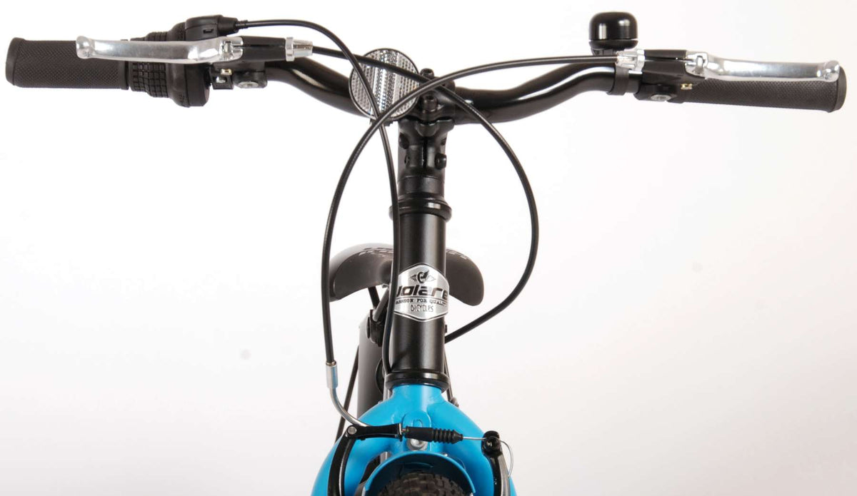 Volare Rocky Kinderfiets - 20 inch - Blauw Zwart - 85% afgemonteerd - 6 speed - Prime Collection