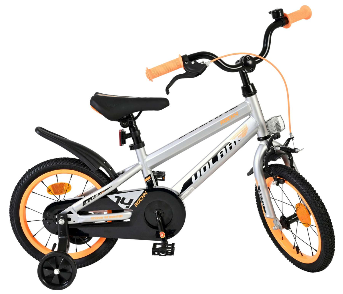 Volare Rocky Kinderfiets - Jongens - 14 inch - Grijs