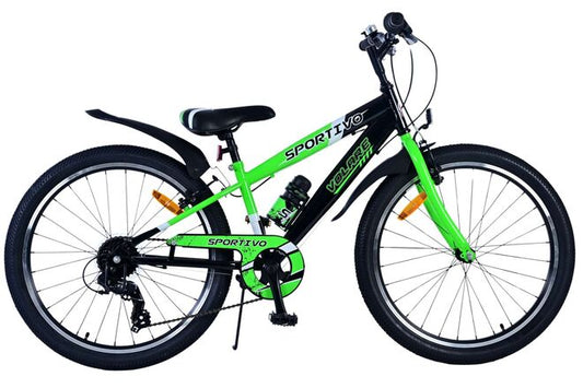Volare Sportivo Kinderfiets - Jongens - 24 inch - Groen - 7 versnellingen