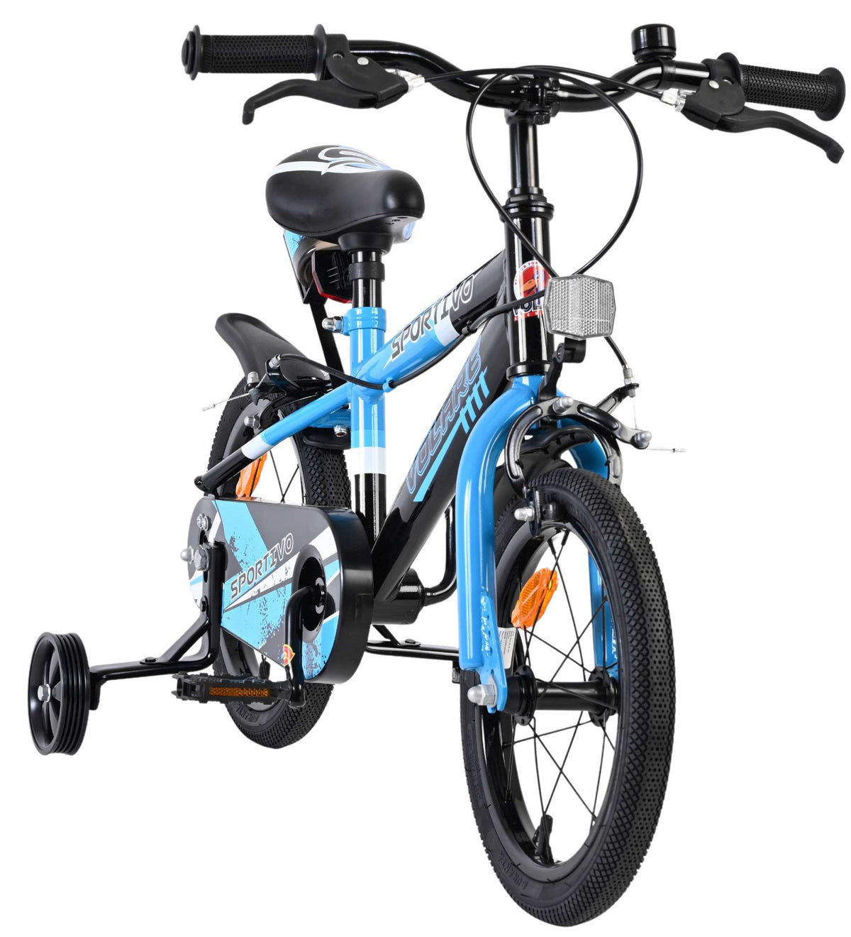 Volare Sportivo Kinderfiets - Jongens - 14 inch - Blauw - Twee Handremmen