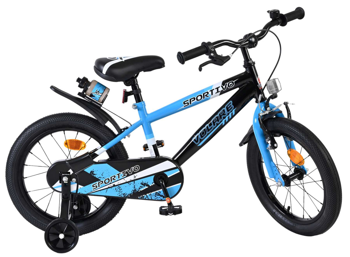 Volare Sportivo Kinderfiets - Jongens - 16 inch - Blauw