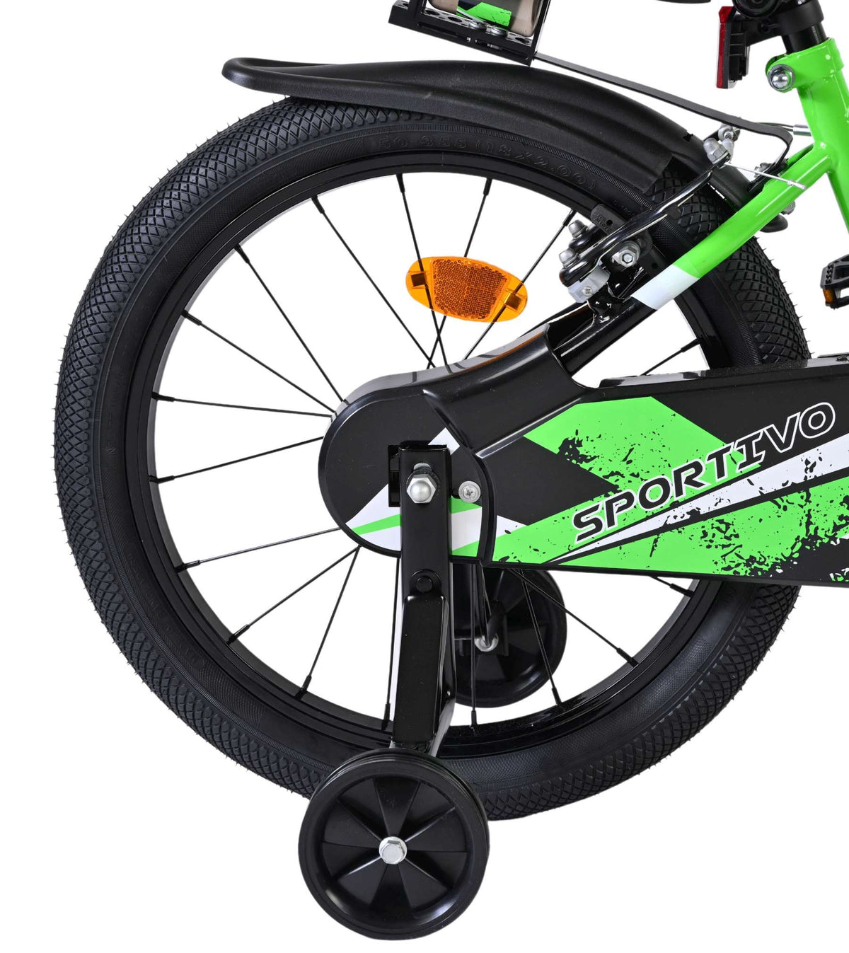Volare Sportivo Kinderfiets - Jongens - 18 inch - Groen - Twee Handremmen