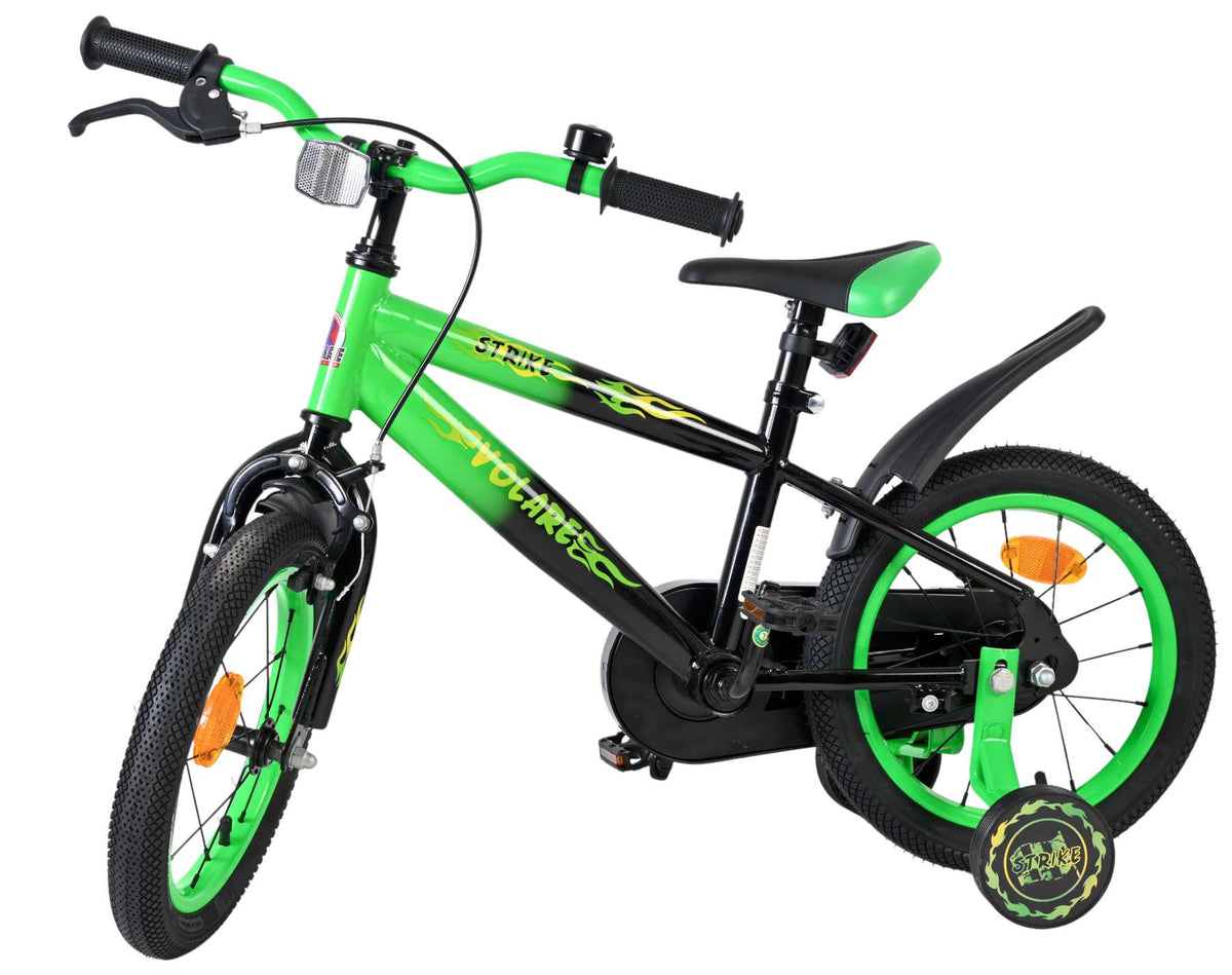 Volare Strike Kinderfiets - Jongens - 14 inch - Groen