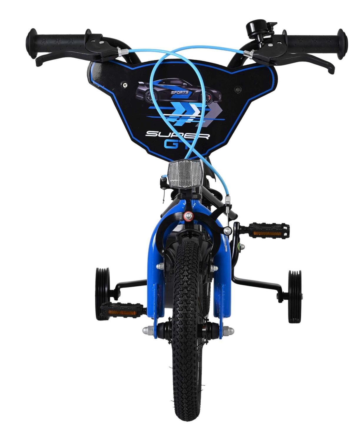 Volare Super GT Kinderfiets - Jongens - 12 inch - Blauw - Twee handremmen