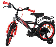 Volare Thombike Kinderfiets - Jongens - 14 inch - Zwart Rood
