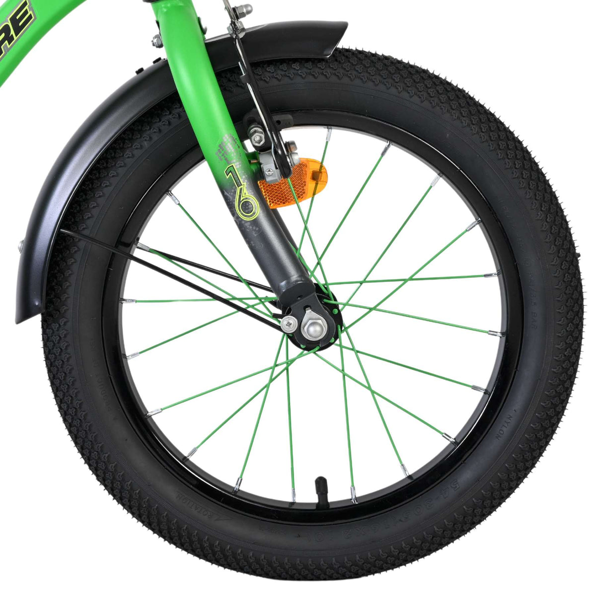 Volare Thombike Kinderfiets - Jongens - 16 inch - Groen Grijs