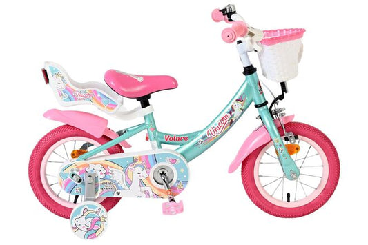 Volare Unicorn kinderfiets Meisjes 12 inch Groen