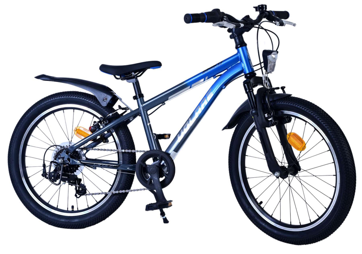Volare XC Race Kinderfiets - 20 inch - Blauw Grijs - 7 versnellingen