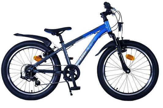 Volare XC Race Kinderfiets - 20 inch - Blauw Grijs - 7 versnellingen