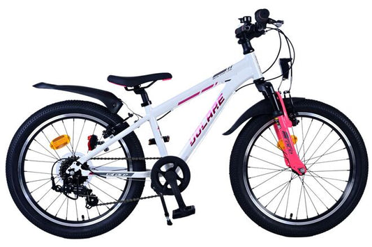 Volare XC Race Kinderfiets - 20 inch - Wit Roze - 7 versnellingen