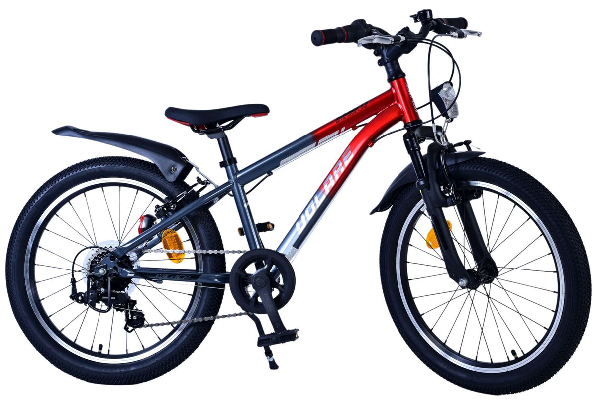 Volare XC Race Kinderfiets - 20 inch - Rood Grijs - 7 versnellingen