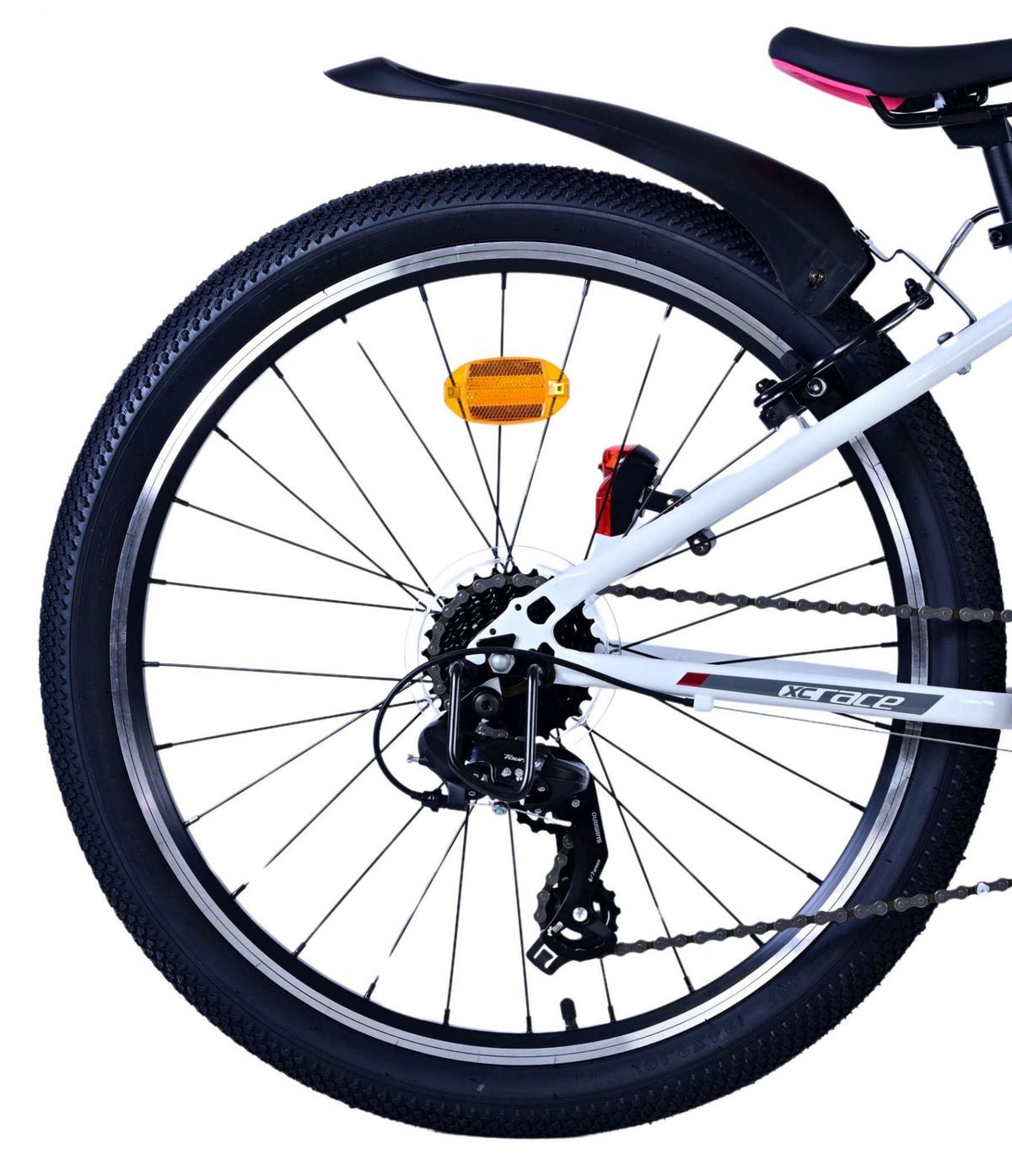 Volare XC Race Kinderfiets - 24 inch - Wit Roze - 21 versnellingen