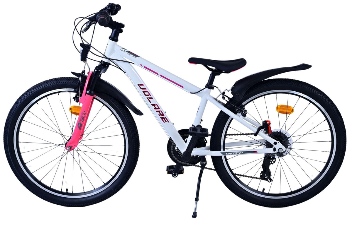 Volare XC Race Kinderfiets - 24 inch - Wit Roze - 21 versnellingen