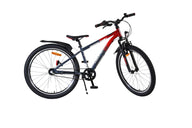 Volare XC Race Kinderfiets - 24 inch - Rood Grijs - Shimano Nexus 3