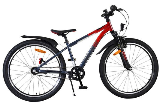 Volare XC Race Kinderfiets - 24 inch - Rood Grijs - Shimano Nexus 3
