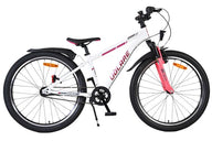 Volare XC Race Kinderfiets - 24 inch - Wit Roze - Shimano Nexus 3