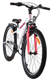 Volare XC Race Kinderfiets - 24 inch - Wit Roze - Shimano Nexus 3