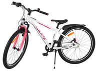 Volare XC Race Kinderfiets - 24 inch - Wit Roze - Shimano Nexus 3