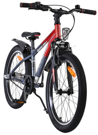Volare XC Race Kinderfiets - 20 inch - Rood Grijs - Shimano Nexus 3