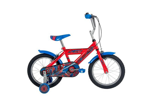 Spider-Man Kinderfiets - Jongens - 16 inch - Rood - Twee handremmen