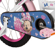 Disney Minnie Kinderfiets - Meisjes - 16 inch - Wit Roze - Twee handremmen