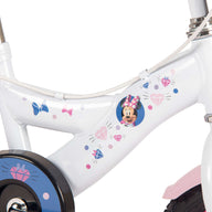 Disney Minnie Kinderfiets - Meisjes - 12 inch - Wit/Roze - Twee handremmen