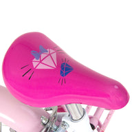 Disney Minnie Kinderfiets - Meisjes - 12 inch - Wit/Roze - Twee handremmen