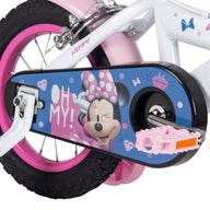 Disney Minnie Kinderfiets - Meisjes - 12 inch - Wit/Roze - Twee handremmen