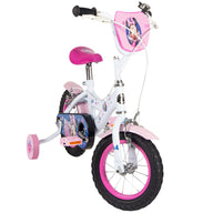 Disney Minnie Kinderfiets - Meisjes - 12 inch - Wit/Roze - Twee handremmen