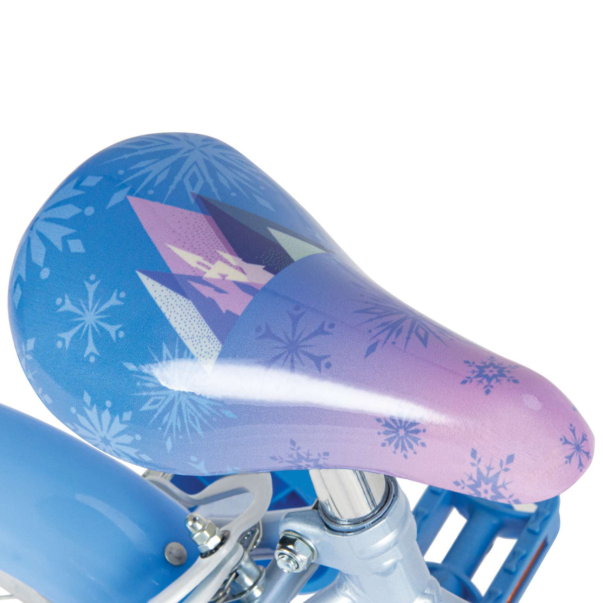 Disney Frozen 2 Kinderfiets - Meisjes - 12 inch - Blauw Paars- Twee handremmen