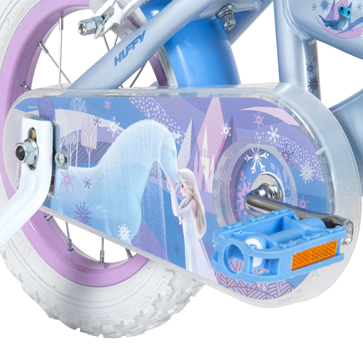 Disney Frozen 2 Kinderfiets - Meisjes - 12 inch - Blauw Paars- Twee handremmen