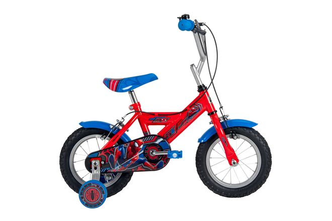 Spider-Man Kinderfiets - Jongens - 12 inch - Rood Blauw - Twee handremmen