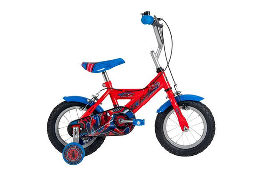 Spider-Man Kinderfiets - Jongens - 12 inch - Rood Blauw - Twee handremmen