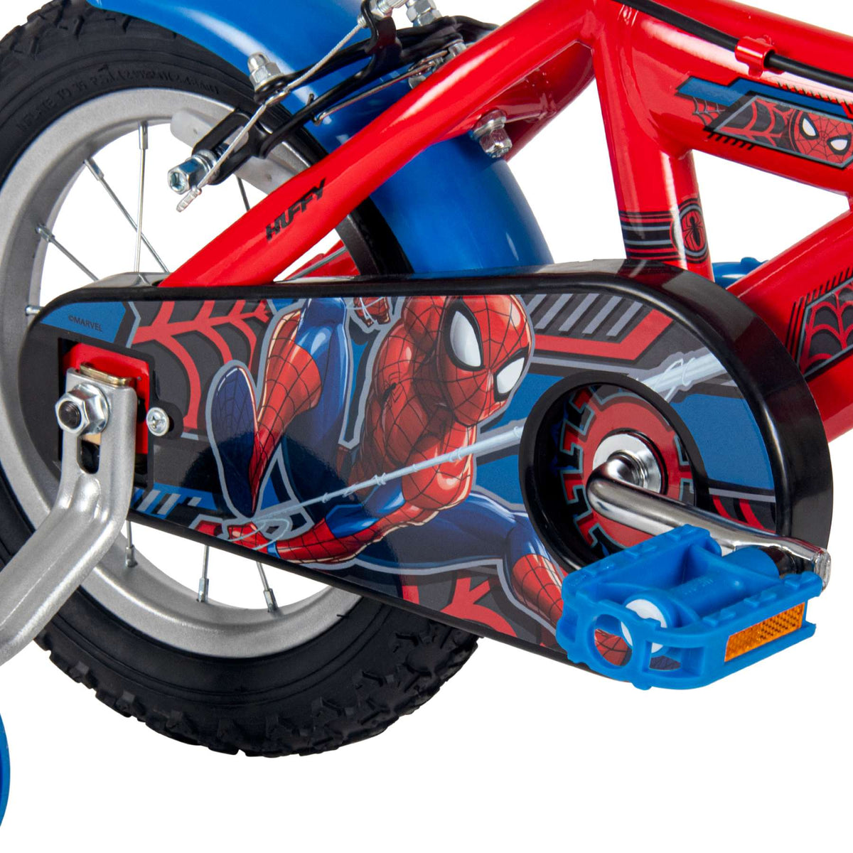Spider-Man Kinderfiets - Jongens - 12 inch - Rood Blauw - Twee handremmen
