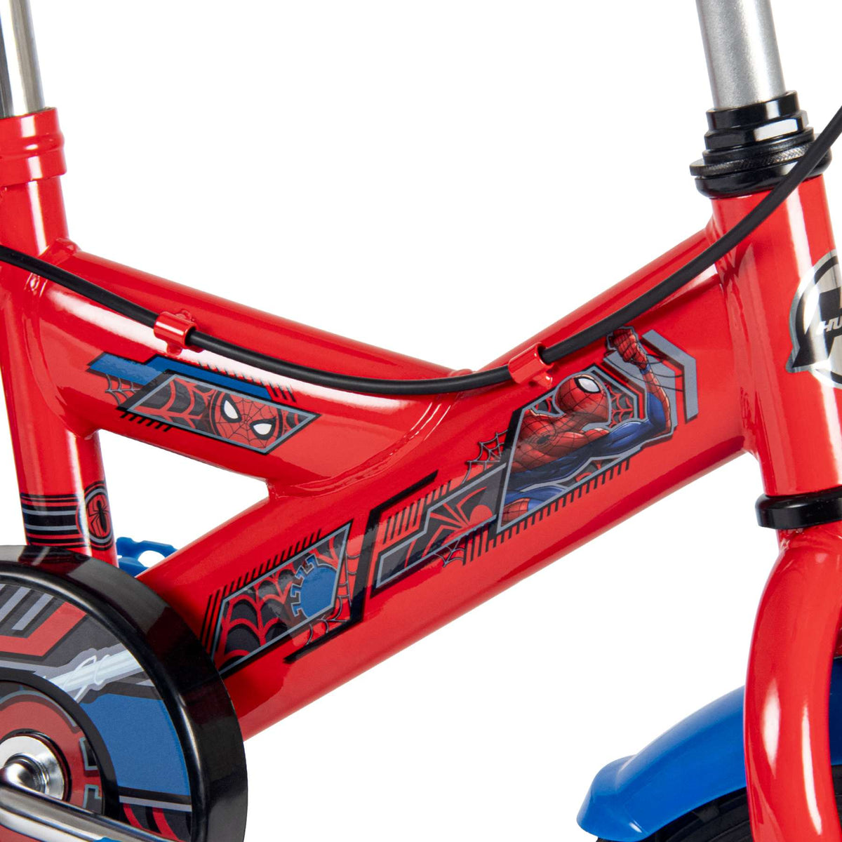 Spider-Man Kinderfiets - Jongens - 12 inch - Rood Blauw - Twee handremmen