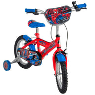 Spider-Man Kinderfiets - Jongens - 14 inch - Blauw Rood - Twee handremmen