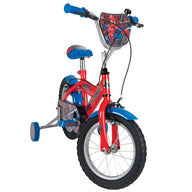 Spider-Man Kinderfiets - Jongens - 14 inch - Blauw Rood - Twee handremmen