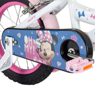 Disney Minnie Kinderfiets - Meisjes - 14 inch - Wit Roze - Twee handremmen