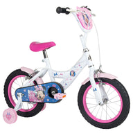 Disney Minnie Kinderfiets - Meisjes - 14 inch - Wit Roze - Twee handremmen